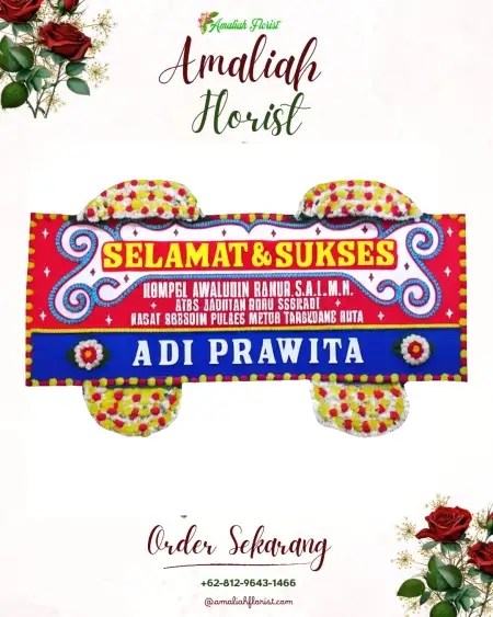 Papan Bunga Ucapan Selamat Brosot