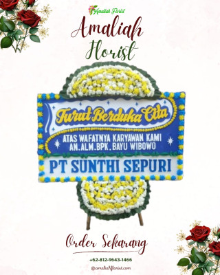 Papan Bunga Duka di Brosot
