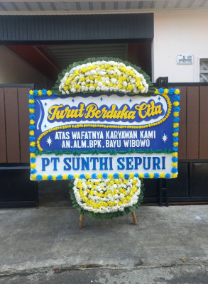 Papan Bunga Duka di Brosot