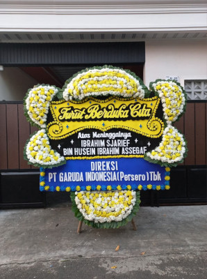Papan Bunga Duka di Brosot
